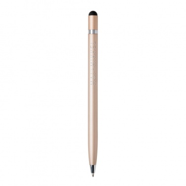 Logo trade business gifts image of: Simplistic metal pen