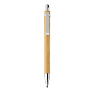 Logo trade advertising products picture of: Pynn bamboo infinity pen