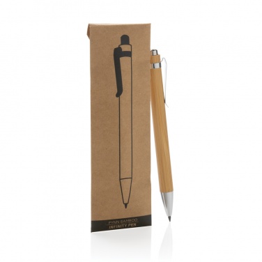 Logo trade promotional items picture of: Pynn bamboo infinity pen
