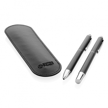 Logotrade promotional merchandise picture of: Swiss Peak deluxe pen set in PU pouch