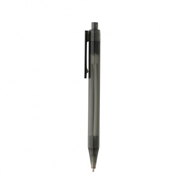 Logo trade promotional item photo of: GRS RPET X8 transparent pen