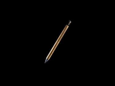 Logo trade promotional merchandise photo of: Bamboo infinity pencil with eraser