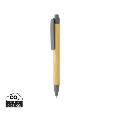 Logotrade corporate gift picture of: Write responsible recycled paper barrel pen