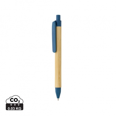 Logo trade promotional gifts image of: Write responsible recycled paper barrel pen