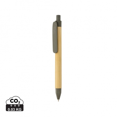 Logotrade advertising product image of: Write responsible recycled paper barrel pen