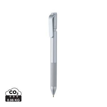 Logo trade promotional giveaways picture of: TwistLock GRS certified recycled ABS pen