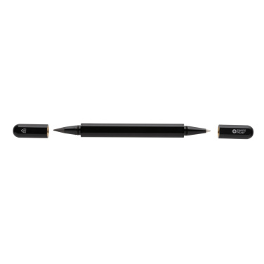 Logo trade business gift photo of: Swiss Peak Storm RCS recycled aluminum dual tip pen