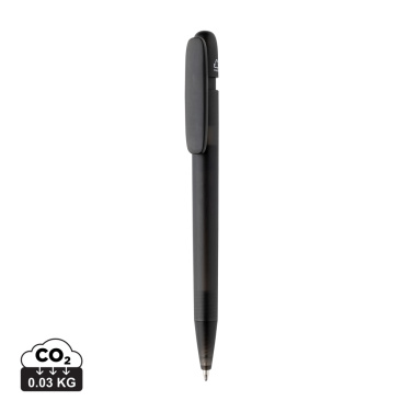 Logotrade promotional gift picture of: Devin GRS certified RABS pen transparent