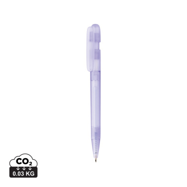 Logotrade promotional giveaway image of: Devin GRS certified RABS pen transparent