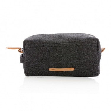 Logo trade advertising products picture of: Canvas toiletry bag PVC free