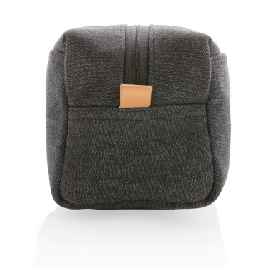 Logo trade promotional giveaway photo of: Canvas toiletry bag PVC free