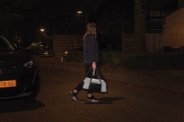 Logo trade advertising products image of: AWARE™ RPET Reflective weekend bag