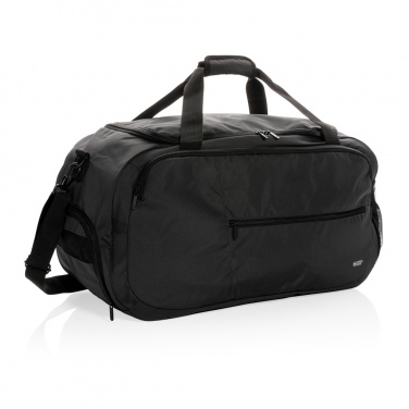 Logo trade business gift photo of: Swiss Peak AWARE™ RPET sports duffel bag