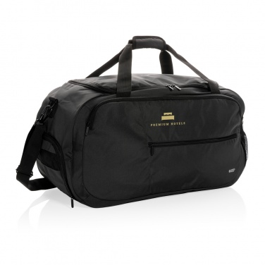 Logo trade corporate gift photo of: Swiss Peak AWARE™ RPET sports duffel bag