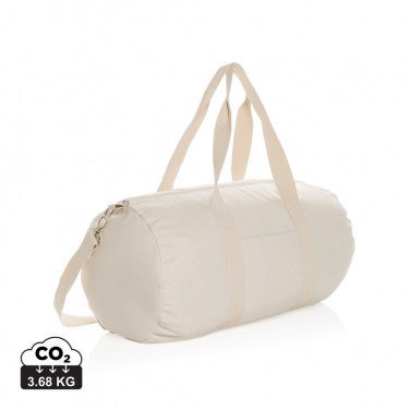 Logo trade advertising products picture of: Impact Aware™ 285gsm rcanvas duffel bag undyed