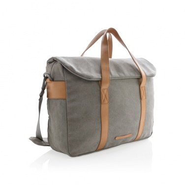 Logotrade promotional merchandise picture of: Canvas laptop bag PVC free