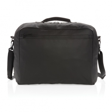 Logotrade promotional item image of: Fashion black 15.6" laptop bag PVC free