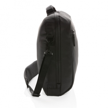 Logotrade promotional item picture of: Fashion black 15.6" laptop bag PVC free