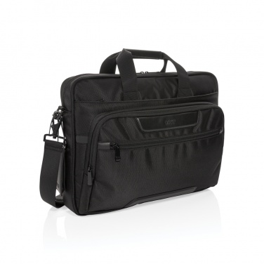 Logo trade promotional giveaways picture of: Swiss Peak RPET Voyager RFID 15.6" laptop bag