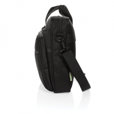 Logotrade promotional products photo of: Swiss Peak RPET Voyager RFID 15.6" laptop bag