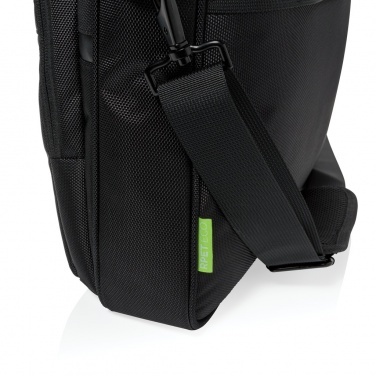 Logotrade promotional merchandise picture of: Swiss Peak RPET Voyager RFID 15.6" laptop bag