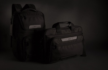 Logo trade advertising products picture of: Swiss Peak RPET Voyager RFID 15.6" laptop bag