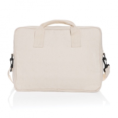Logo trade promotional giveaways picture of: Laluka AWARE™ recycled cotton 15.4 inch laptop bag