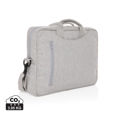Logo trade promotional products image of: Laluka AWARE™ recycled cotton 15.4 inch laptop bag