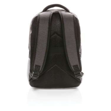 Logotrade corporate gift image of: Duo colour RPET 15.6" RFID laptop backpack PVC free