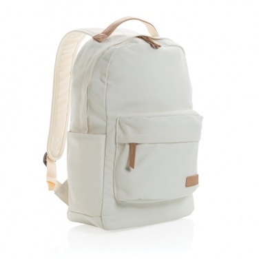 Logotrade business gift image of: Impact AWARE™ 16 oz. recycled canvas backpack