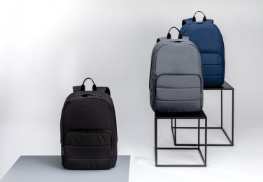 Logo trade corporate gifts picture of: Impact AWARE™ RPET Basic 15.6" laptop backpack