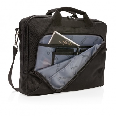 Logo trade promotional giveaways picture of: Deluxe 15” laptop bag