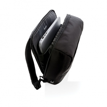 Logotrade advertising product image of: Swiss Peak 15" anti-theft RFID & USB backpack PVC free