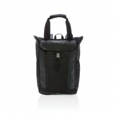 Logo trade promotional merchandise picture of: Swiss Peak RFID 15" laptop totepack PVC free