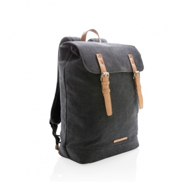 Logotrade promotional products photo of: Canvas laptop backpack PVC free