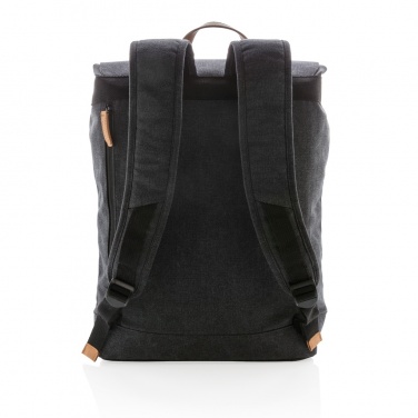 Logo trade corporate gifts picture of: Canvas laptop backpack PVC free