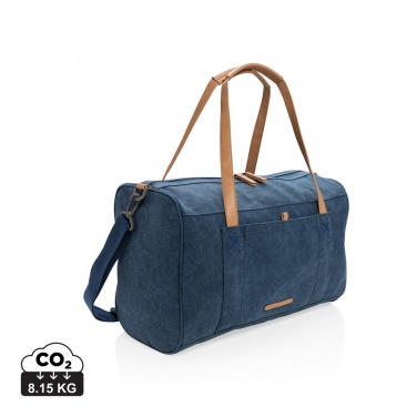 Logotrade promotional item picture of: Canvas travel/weekend bag PVC free