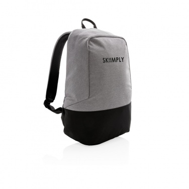 Logo trade promotional gifts image of: Standard RFID anti theft backpack PVC free