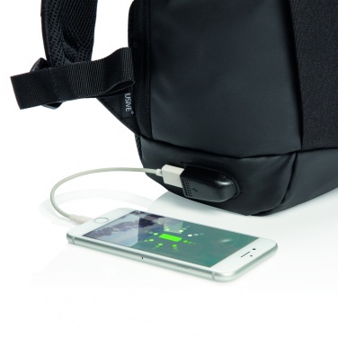 Logotrade promotional merchandise photo of: Madrid anti-theft RFID USB laptop backpack PVC free