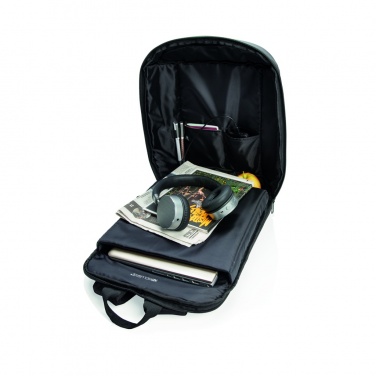 Logotrade business gift image of: Madrid anti-theft RFID USB laptop backpack PVC free