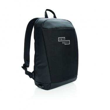Logotrade business gift image of: Madrid anti-theft RFID USB laptop backpack PVC free