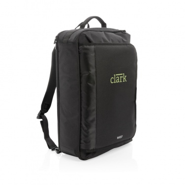 Logotrade promotional product picture of: Swiss peak convertible travel backpack PVC free