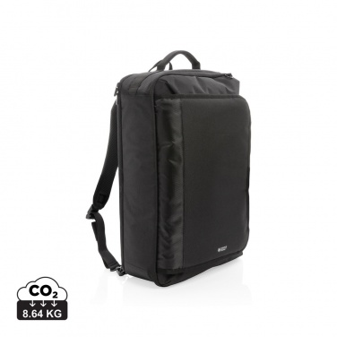 Logo trade promotional merchandise photo of: Swiss peak convertible travel backpack PVC free