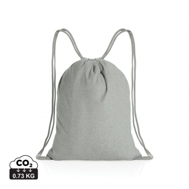 Logo trade promotional merchandise picture of: Impact AWARE™ recycled cotton drawstring backpack 145g