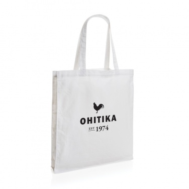 Logo trade corporate gifts picture of: Impact AWARE™ Recycled cotton tote w/bottom 145g