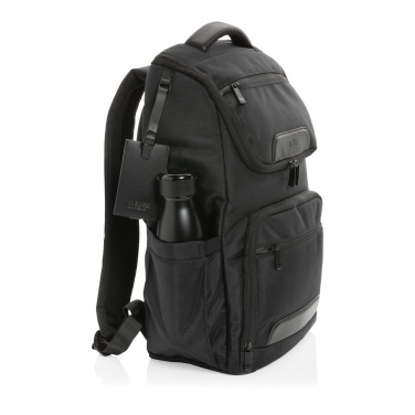 Logotrade business gifts photo of: Swiss Peak AWARE™ RPET Voyager 15.6" laptop backpack