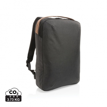 Logotrade promotional item picture of: Impact AWARE™ 300D two tone deluxe 15.6" laptop backpack