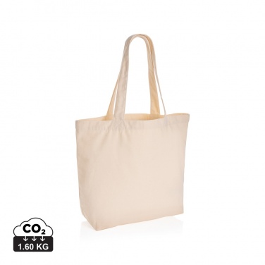Logotrade promotional product picture of: Impact Aware™ 240 gsm rcanvas shopper w/pocket undyed