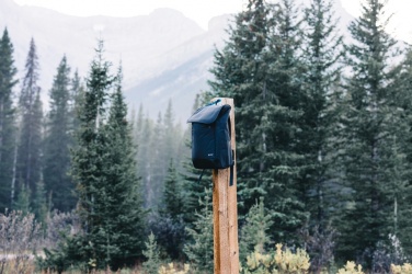 Logotrade promotional product picture of: Swiss Peak Fern AWARE™ RPET all over zipper 15.6" backpack
