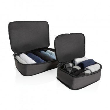 Logotrade corporate gift picture of: Swiss Peak Ridge AWARE™ RPET compression travel cubes 2pc